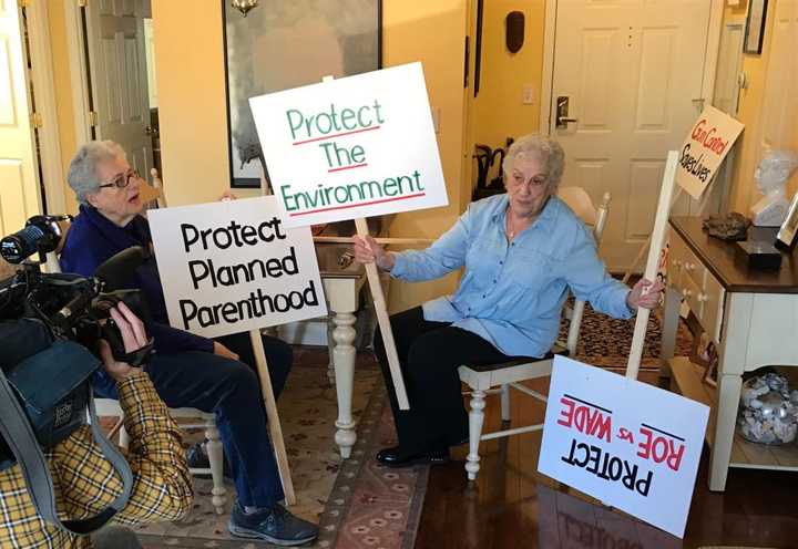 Inge Goldstein, 87, and Pat Thaler, 84, are two of the organizers of a North Jersey rally set to coincide with the Women&#x27;s March on Washington.