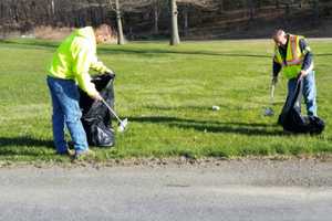 Dutchess County DPW Crews, Volunteers Spruce Up Roads For Earth Day