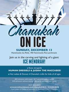 Larchmont, Mamaroneck Chabad Celebrates Hanukkah On Ice