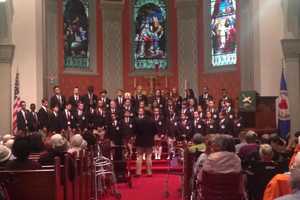 Students From Bronxville's Chapel School Sing At Wartburg Adult Care