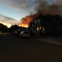 Photos: Massive Marsh Fire Causes Delays On Metro-North Trains In Fairfield County