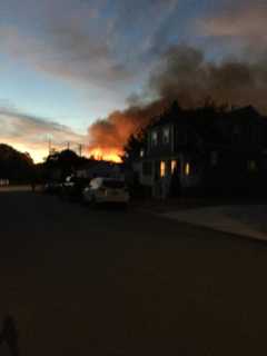 Photos: Massive Marsh Fire Causes Delays On Metro-North Trains In Fairfield County