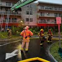 Man, Dog Rescued From Balcony In Western Mass Apartment Fire
