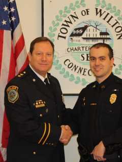 Wilton Police Promote Officer, Canine Handler Rangel To Sergeant