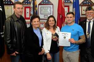 American Legion Post 162 Welcomes Home Hillsdale Soldier