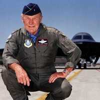 <p>Retired Air Force Brig. Gen. Charles “Chuck” Yeager</p>