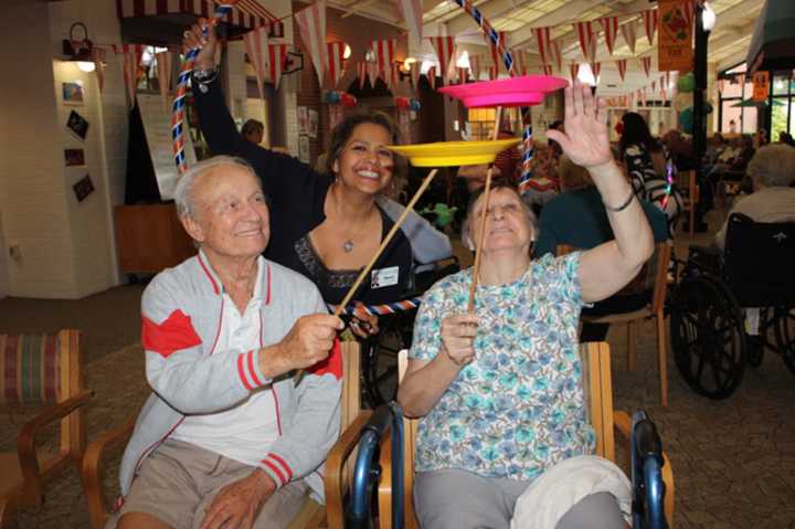 On Friday, September 21, Waveny’s “Main Street” at The Village was transformed into a 3-ring circus.