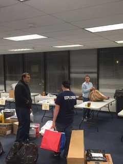 Clarkstown Police Explorers Wrap Gifts For Needy Families