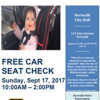 Norwalk Police Hold Free Car Seat Check This Weekend