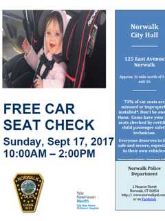 Norwalk Police Hold Free Car Seat Check This Weekend