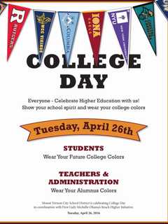 Mount Vernon Schools Hold College Day As Part Of White House Inititaive