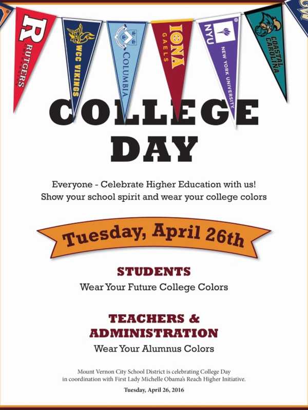 Mount Vernon Schools Hold College Day As Part Of White House Inititaive