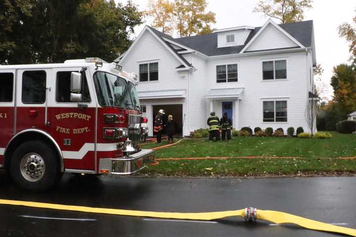 Westport Firefighters Put Out Blaze Near Fireplace In Colonial Road Home