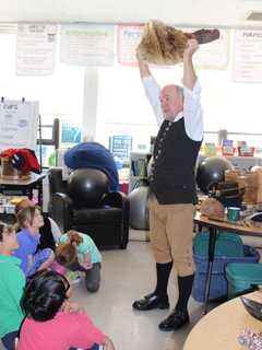 Colonial Man Brings History To Life At Pocantico Hills School