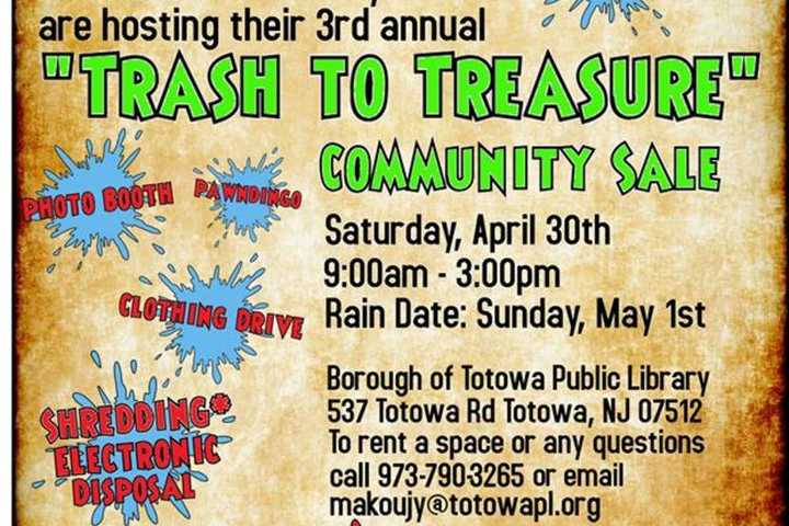 Totowa Library Plans 'Trash To Treasure' Community Sale