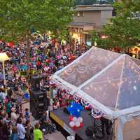 <p>Rooftop view of a concert from a past Cross County Festival. Summer Fest kicks off at noon to 3 p.m. on Saturday and Sunday, May 19 and 20.</p>