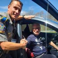 CT State Troopers, Including One Of Polish Descent, Assist Nation's Ex-President With Flat Tire