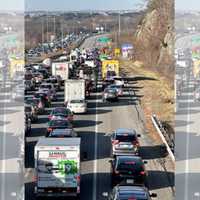 3 Hospitalized In Stoneham Double Vehicle Rollover That Blocked I-93 (UPDATE)