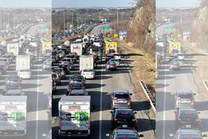 3 Hospitalized In Stoneham Double Vehicle Rollover That Blocked I-93 (UPDATE)