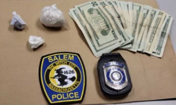 Illicit items obtained by the Salem Police Department.