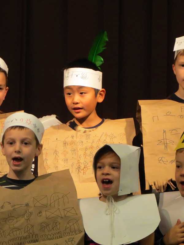 South Salem Schoolchildren Celebrate Thanksgiving At Annual Corn Fest