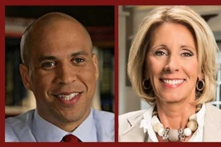 New Jersey's Cory Booker Votes Against Charter-School Ally Betsy DeVos