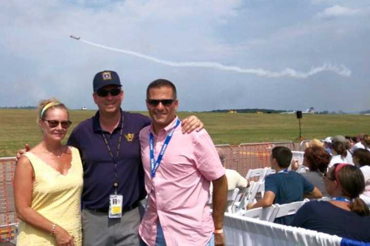 Putnam County Executive MaryEllen Odell Joins Air Show Stunt