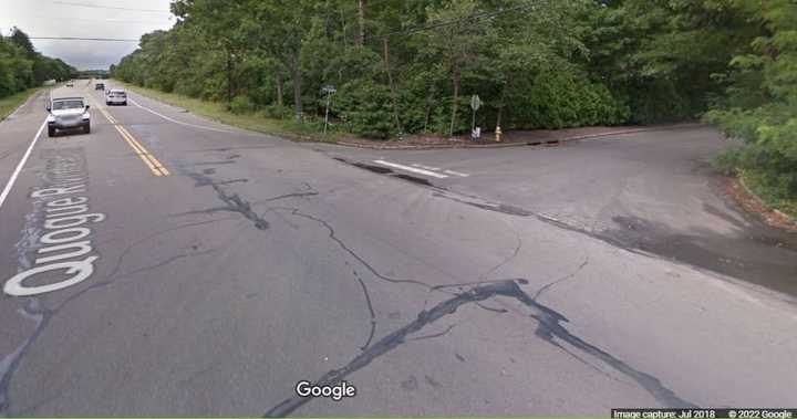 County Road 104 and Jeffrey Lane in East Quogue