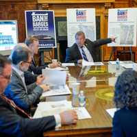 <p>Yonkers Mayor Mike Spano is leading the charge of Hudson Valley officials that are against a proposal that would allow barge parking anchor points off the shore.</p>