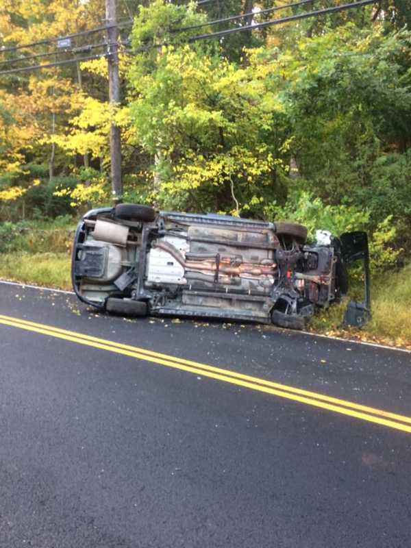 Rollover Crash Under Investigation In Croton