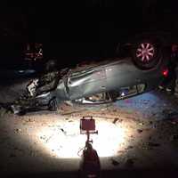 Firefighters Save Man Pinned Under Car In Croton After Rollover Accident