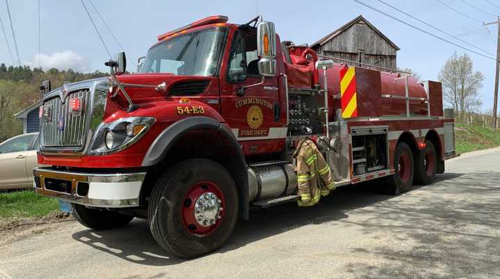 Cummington firefighters battled the early morning fire on Friday, April 28, for two hours before they put it out. Preliminary investigations show the fire wasn&#x27;t intentionally set.