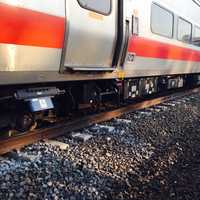 <p>MTA chief Veronique &#x27;Ronnie&#x27; Hakim tours the site of the Metro-North train that derailed in Rye, N.Y., on late Thursday afternoon. All passengers were safely moved off.</p>