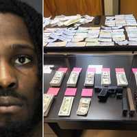 Cliffside PD: $71,000, Gun Found In Illegally Parked Car After ID Thief Tries To Cash Bum Check
