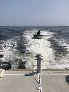 Greenwich Police Boat Offers An Assist On The Sound
