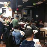 <p>An earlier &quot;Drink and Draw&quot; gathering in Mamaroneck.</p>