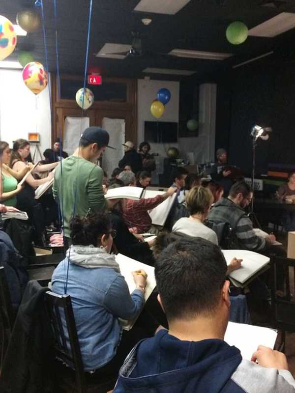 Next ‘Drink & Draw’ In Mamaroneck, Where Artists Sketch While Socializing