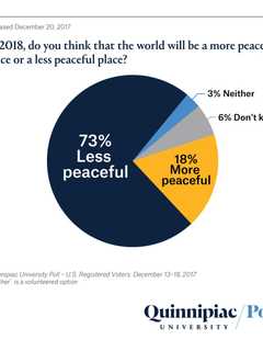 Q Poll: Americans Have Mixed Views For 2018 On World Peace, Strong Economy