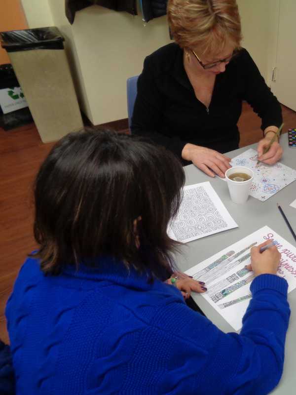 Glen Rock Library Holds Adult Coloring Event