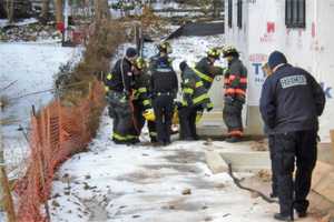 UPDATE: Ridgewood Firefighters Rescue Construction Worker Who Fell 20 Feet Into Basement