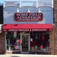 <p>Home Field Advantage is run by hometown boy, Steve Colombo, and his family. The Pompton Lakes, N.J., sporting goods store does custom screen printing and embroidery for local teams and individuals.</p>