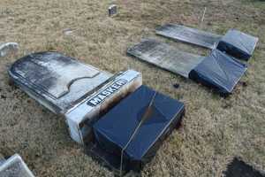 Vandalized Wyckoff Headstones Prepped For Expert Repair