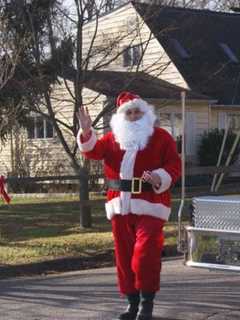 Santa, Mrs. Claus Give Out Candy Canes In Shrub Oak Neighborhood, 