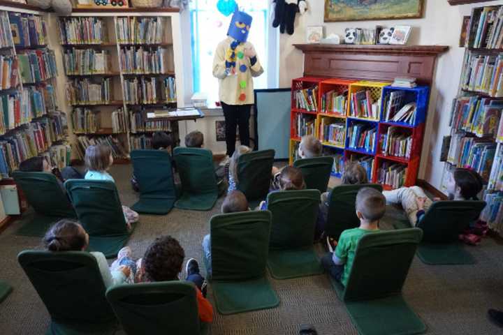Pete the Cat Visits Pawling Library, Delights With Song, Stories, Games