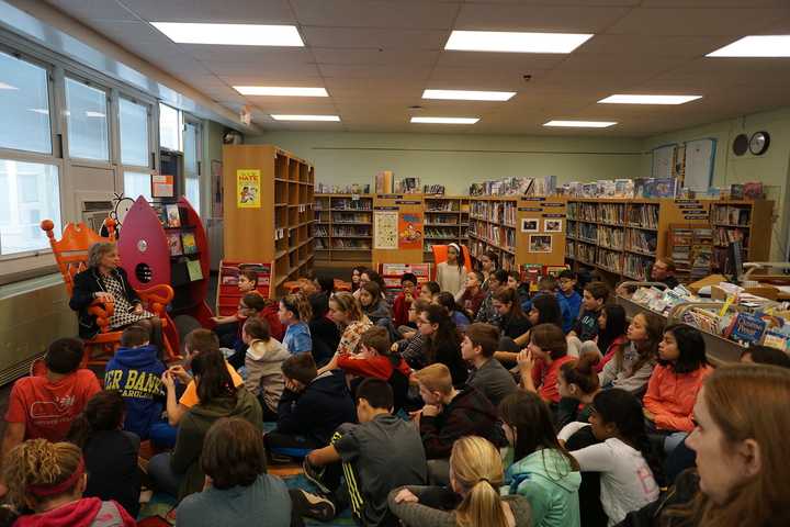 A Holocaust survivor spent time with school children in Park Ridge. 