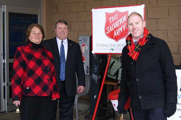 Danbury Lawmakers Ring In Donations For Salvation Army 