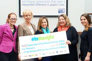 HVThankful Donates $2,000 To United Way In East Dutchess