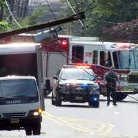 Truck Downs Wires, Closes Busy Thoroughfare In Ridgewood