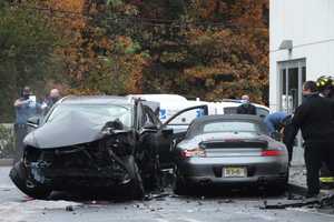 PD: Overdosing Driver From Bergenfield Crashes Into Route 4 Dealership Lot In Paramus