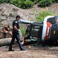 <p>The injured DPW worker was belted in when the Bobcat tipped at the borough landfill on Thursday, July 27, Glen Rock Police Chief Dean Ackermann said.</p>